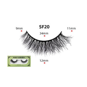 Open image in slideshow, Wispy Winks - HUAPAN False Eyelashes
